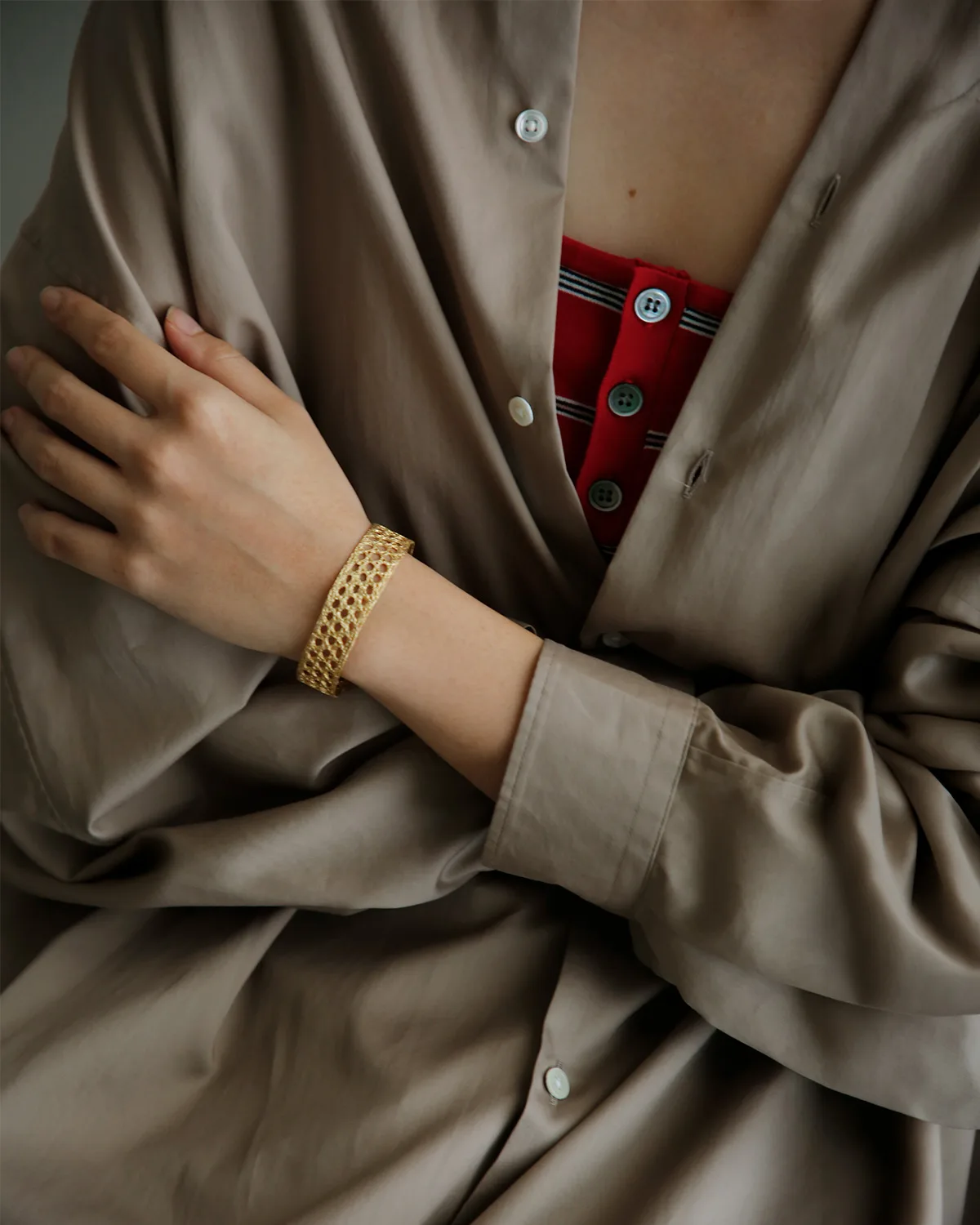 MAISON RUBUS. recollection lace ピアス 着用イメージ