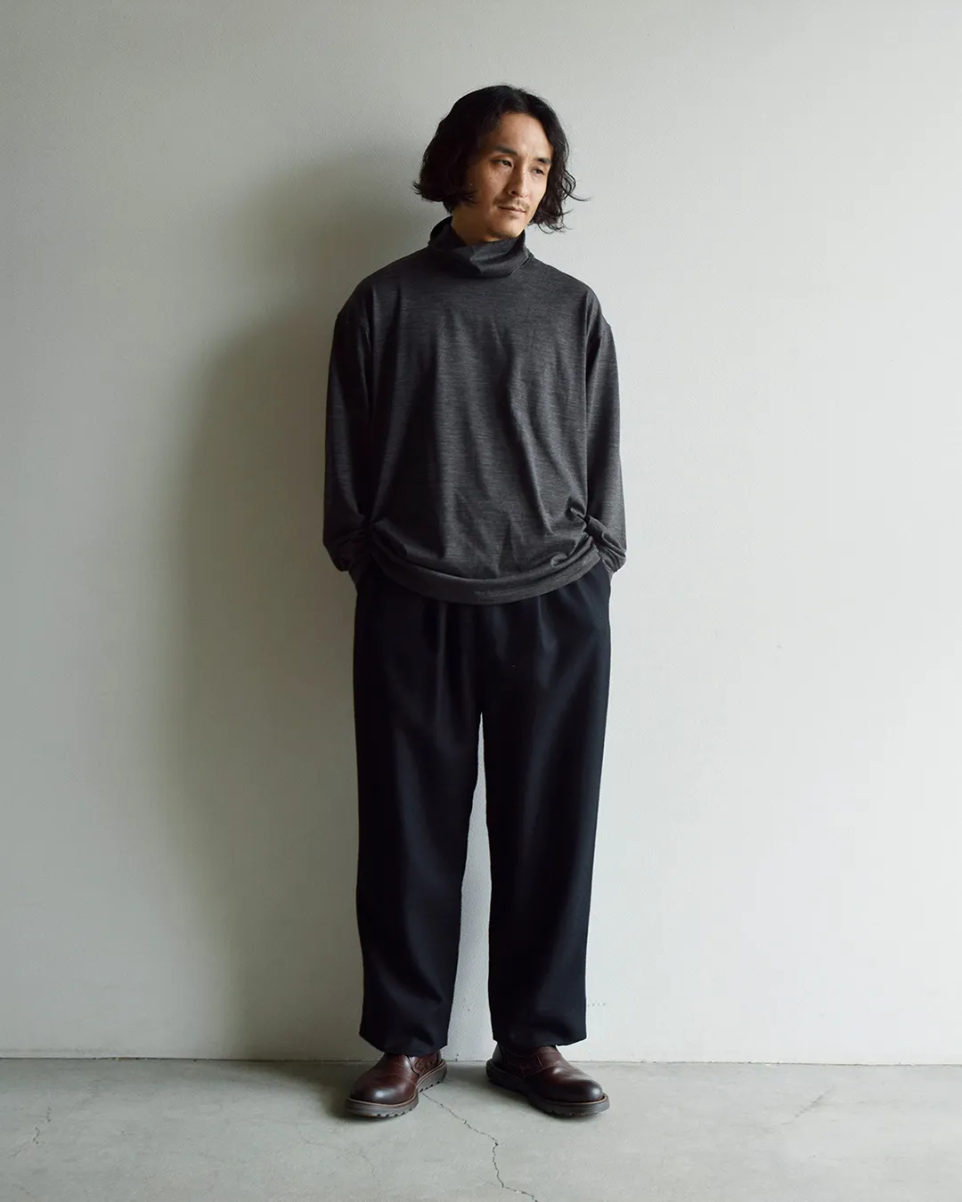 MASU MASU ウールTシャツのスタイリング3