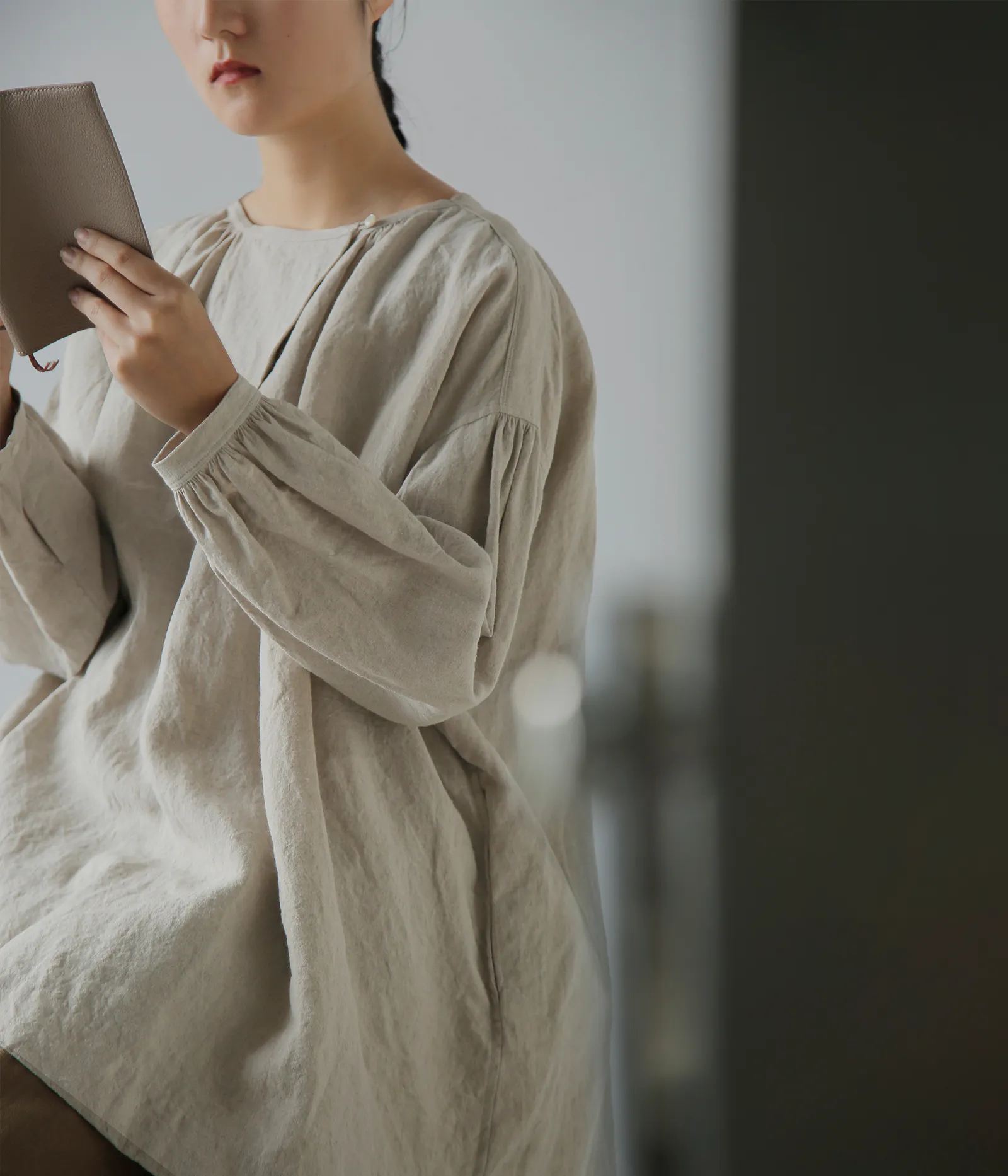 TOWAVASE フレンチ小紋のキルティングベスト