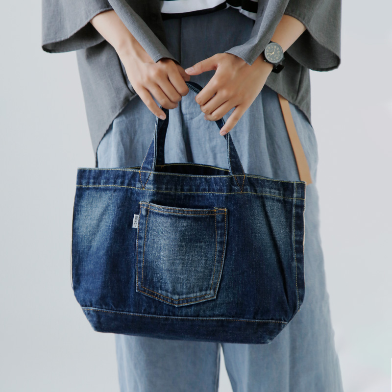 R & D.M.Co- I[h}Ye[[  Rbg fj g[g obO gDENIM TOTE BAGh 7339  