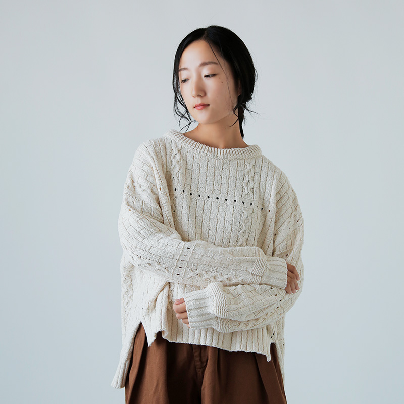 ONICA IjJ  TCNRbg Wp[ gRecycled-Cotton Jumperh oni060  