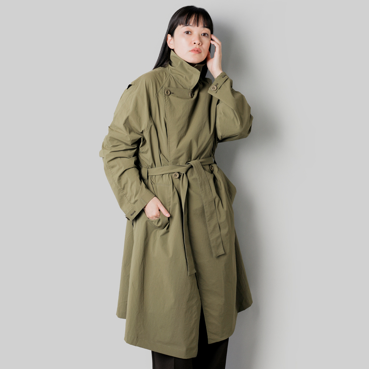 COGTHEBIGSMOKE ROUrbOX[N LAUREN PARACHUTE COAT hCEHbV pV[g OR[g 13802-220-1204-1-yo