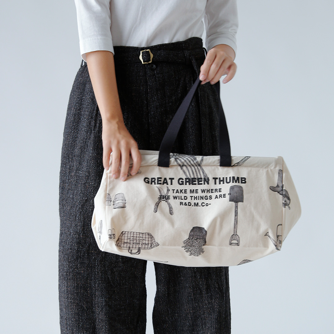 R & D.M.Co- I[h}Ye[[  Rbg O[gO[T t[}[Pbg obO S gGREAT GREEN THUMB FLOWER MARKET BAG Sh 7642 2025awV 