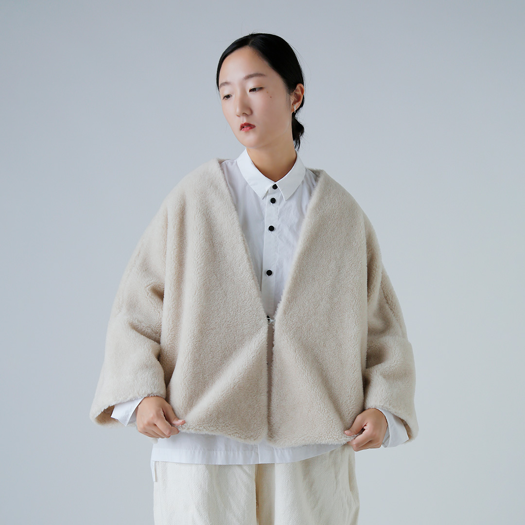 TOUJOURS gDW[  YE[ VN t@[[ {A WPbg gShawl Jacketh tm43sj02   yTCYEJ[񖳗z