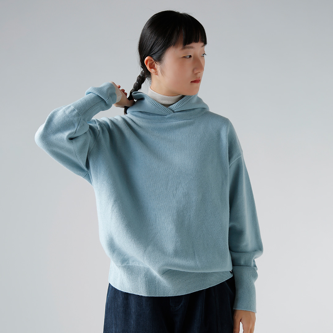 atelier naruse ウール ニット パーカー