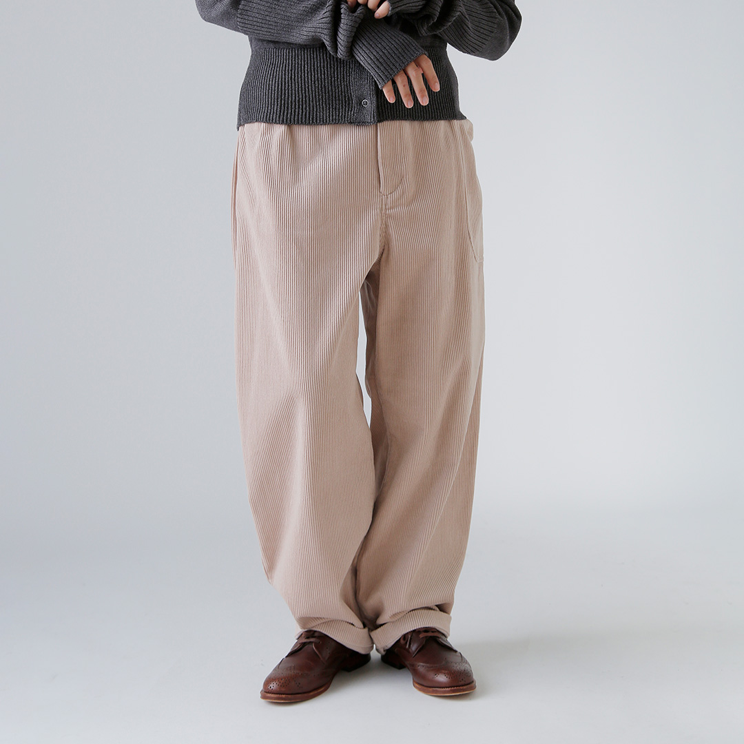 atelier naruse コットン コーデュロイ パンツ