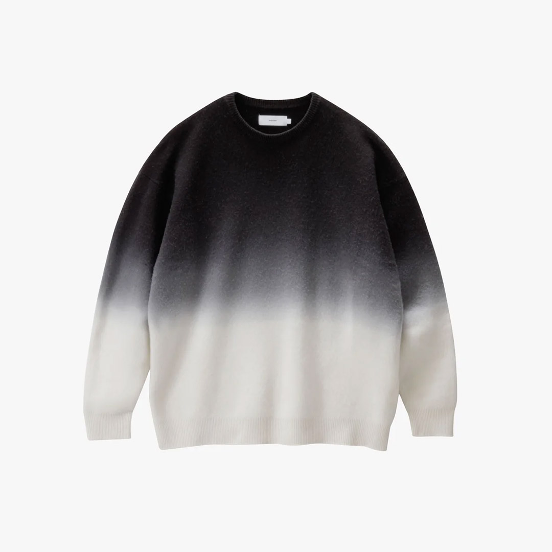 graphpaper グラデーション ウールニット Gradient Dyed Wool Crew Neck Knit