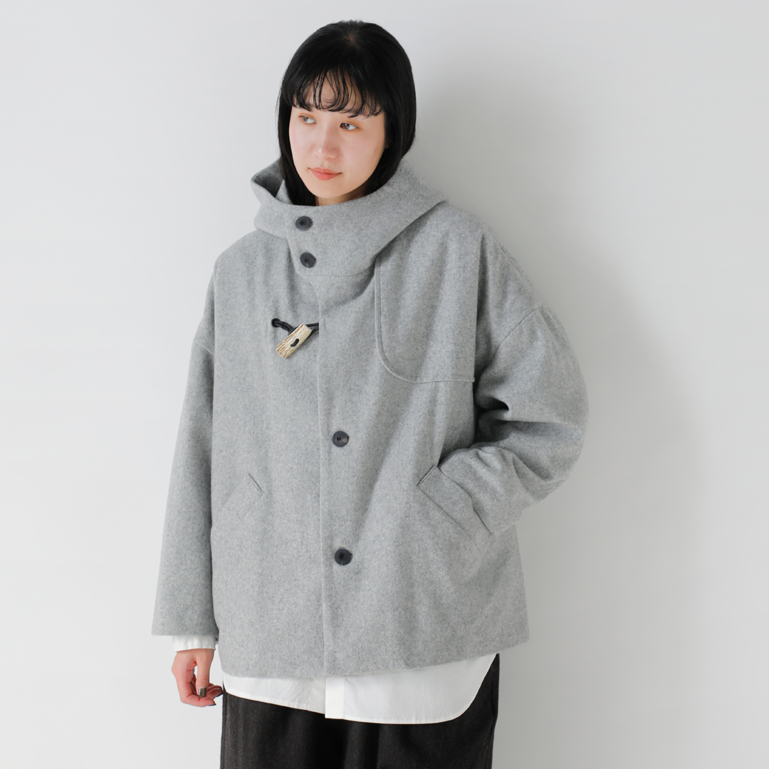 Dulcamara ウール メルトン ダッフル ショート コート