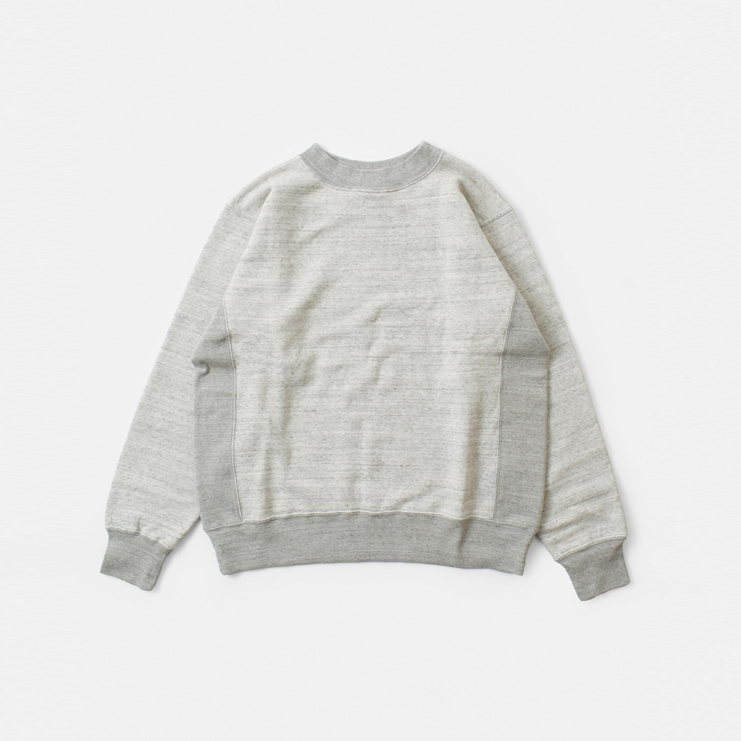 UNDYED カラード オーガニック コットン クルーネック スウェット プルオーバー