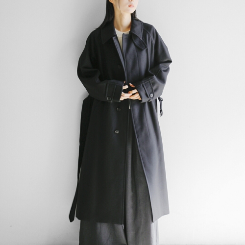 YLEVE ウール メルトン コート SUPER 100s WOOL MELTON CO