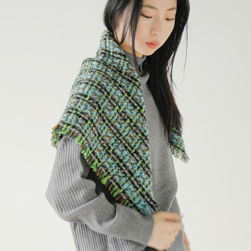 kijinokanosei ウール スクエア スカーフ square scarf