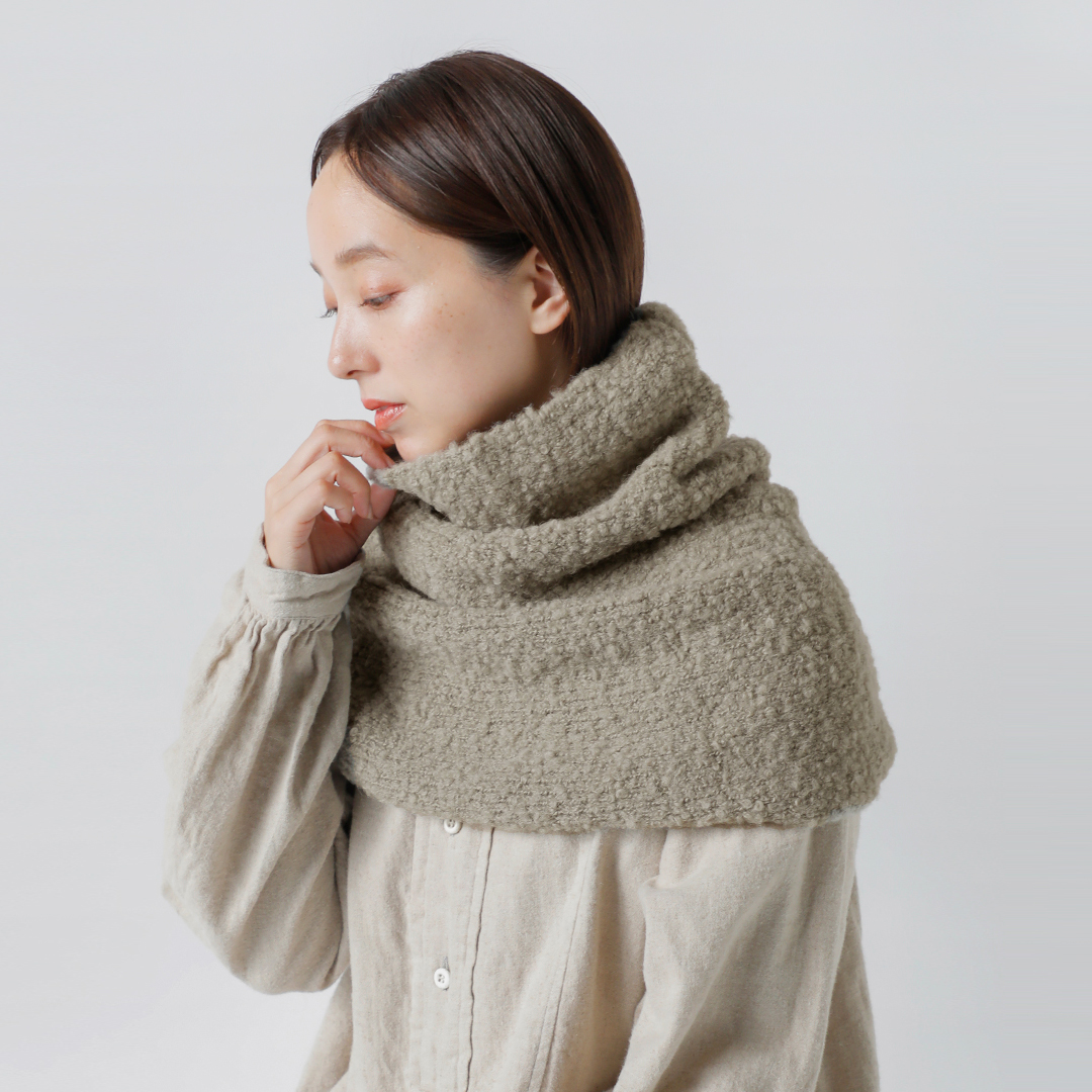 evam eva アルパカ ウール スヌード