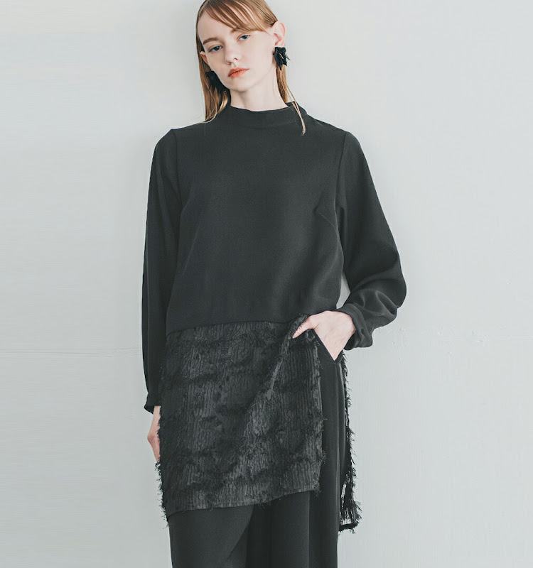 whyto レースコンビネーション ショートドレス 春夏 lace combination short dress