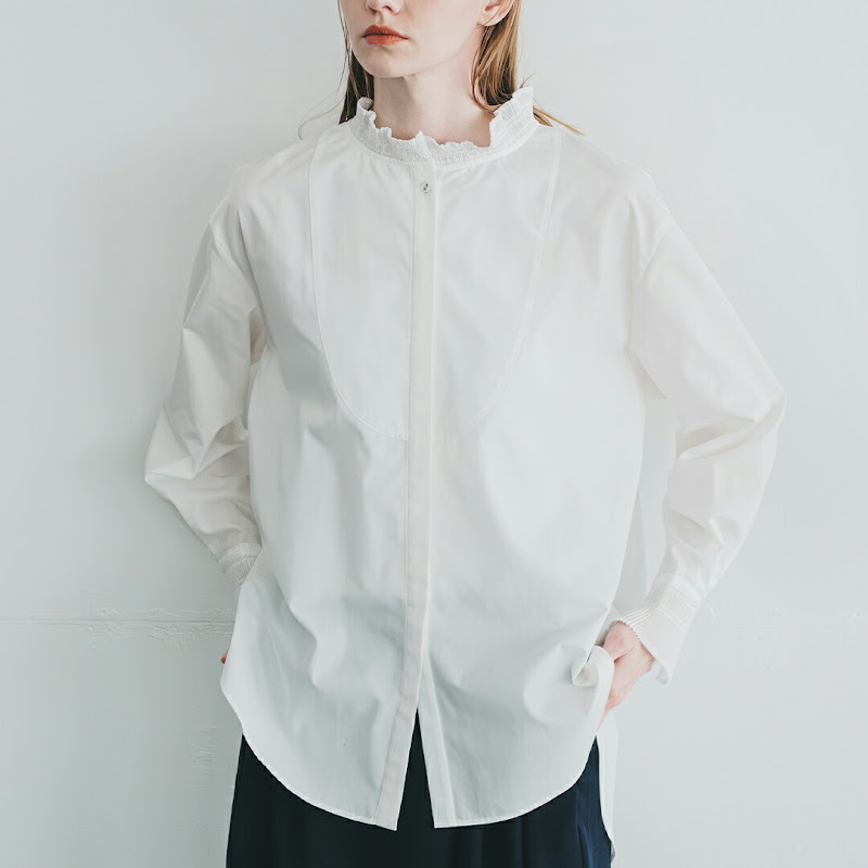 whyto プリーツ デザイン ブラウス 春夏 pleats design blouse