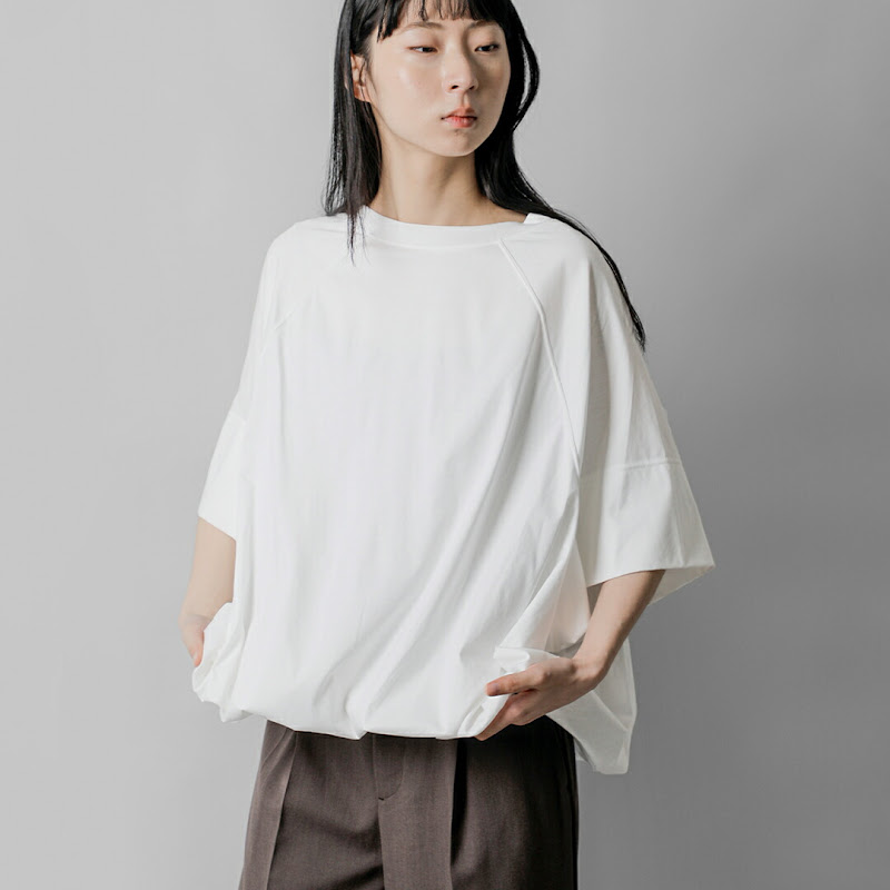 COGTHEBIGSMOKE �R�O�U�r�b�O�X���[�N  LILLYANA PUFFY SHORT SLEEVE TOP  5���� T�V���c  14101-114-1208-1  2026ss