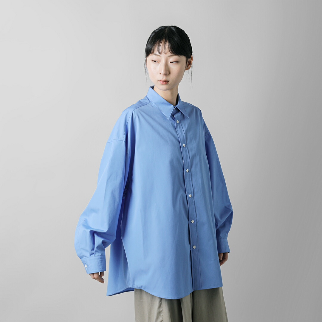graphpaper �O���t�y�[�p�[  �R�b�g�� ���M�����[�J���[ �V���c High Count Broad L/S Oversized Regular Collar Shirt gl261-50033b  2026ss