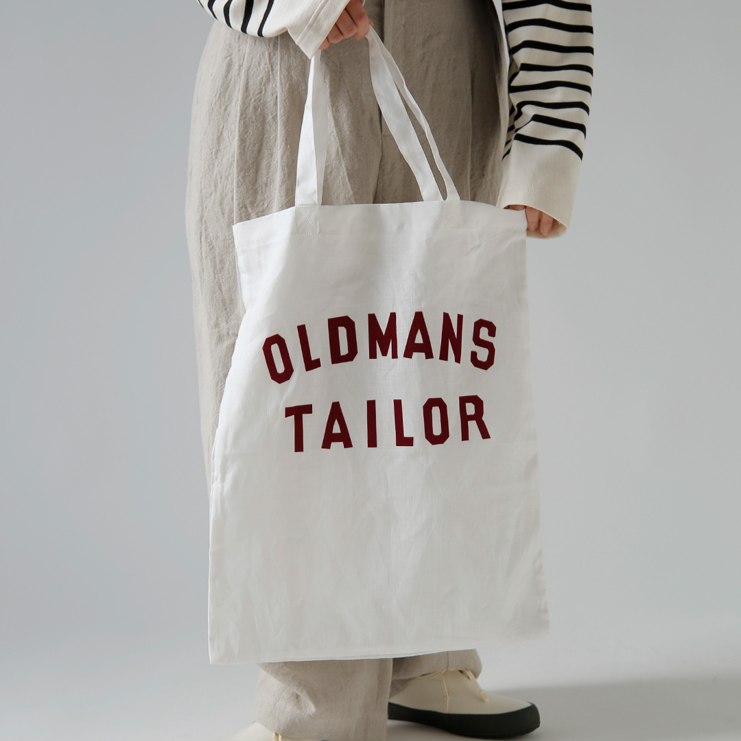 R & D.M.Co- �I�[���h�}���Y�e�[���[  �t���b�L�[ ���S�v�����g ���l�� �g�[�g�o�b�O �gOMT FLOCKY PRINT LINEN TOTE BAG�h m1447  2026ss�V�� �t��