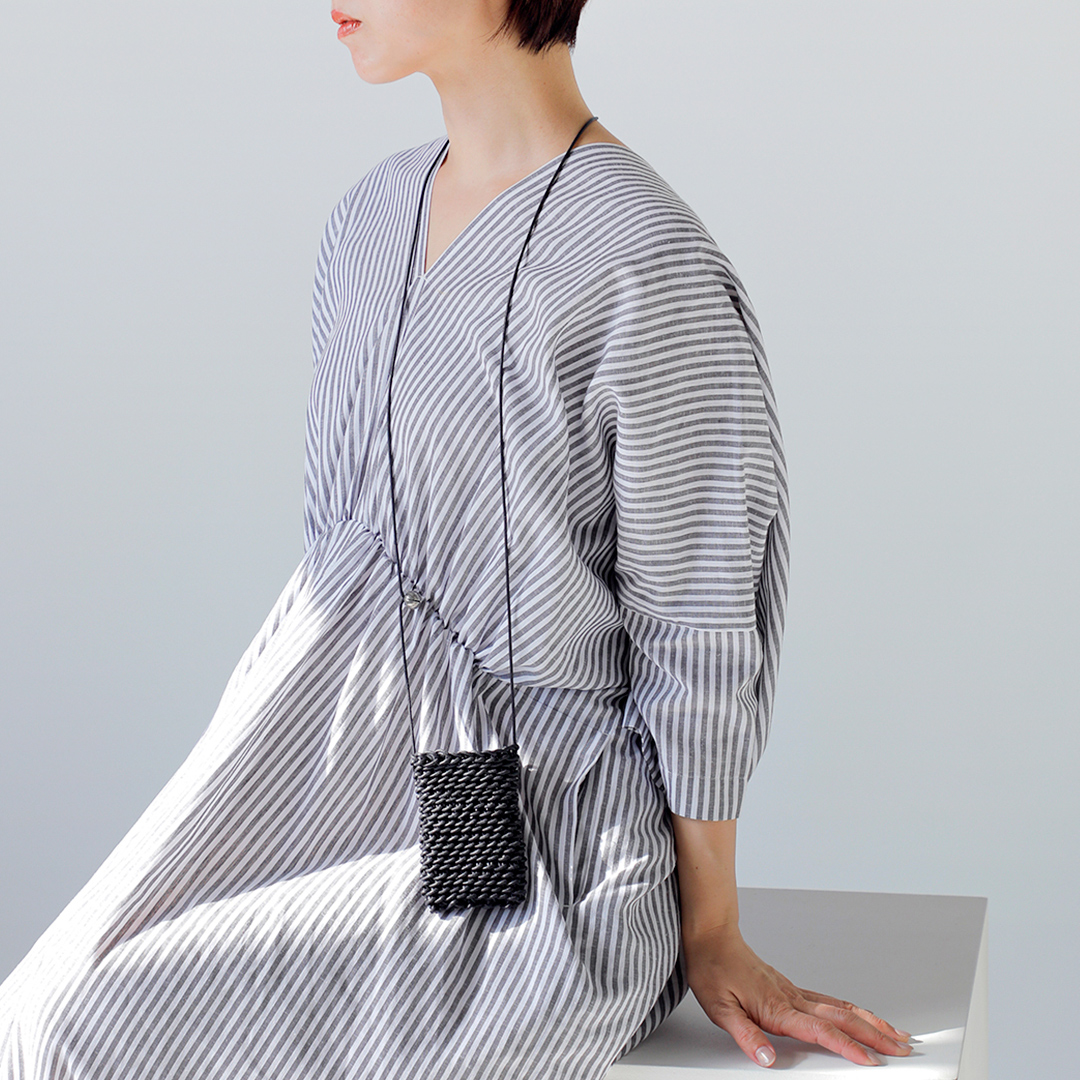 SI-HIRAI コットンコード ハンドメイド カードケース 春夏