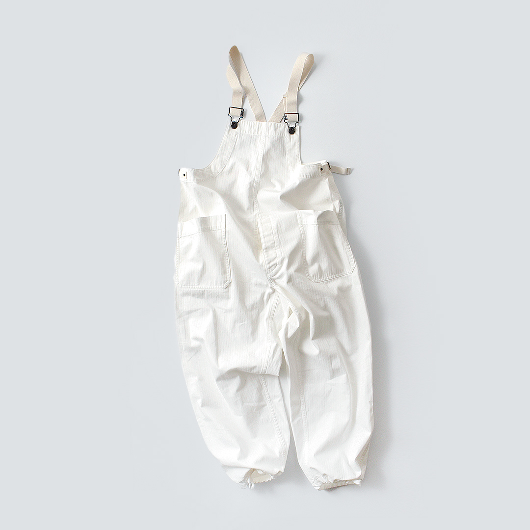 chimala ヘリンボーンツイル デッキパンツ 春夏