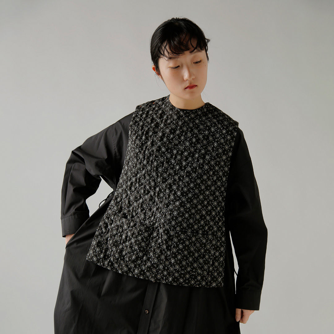 TOWAVASE �g�����@�[�Y  ���l�� �_�C�X�g�[���v�����g �x�X�g �gFrench Komon�h 31-0043s  2026ss�V�� �t��