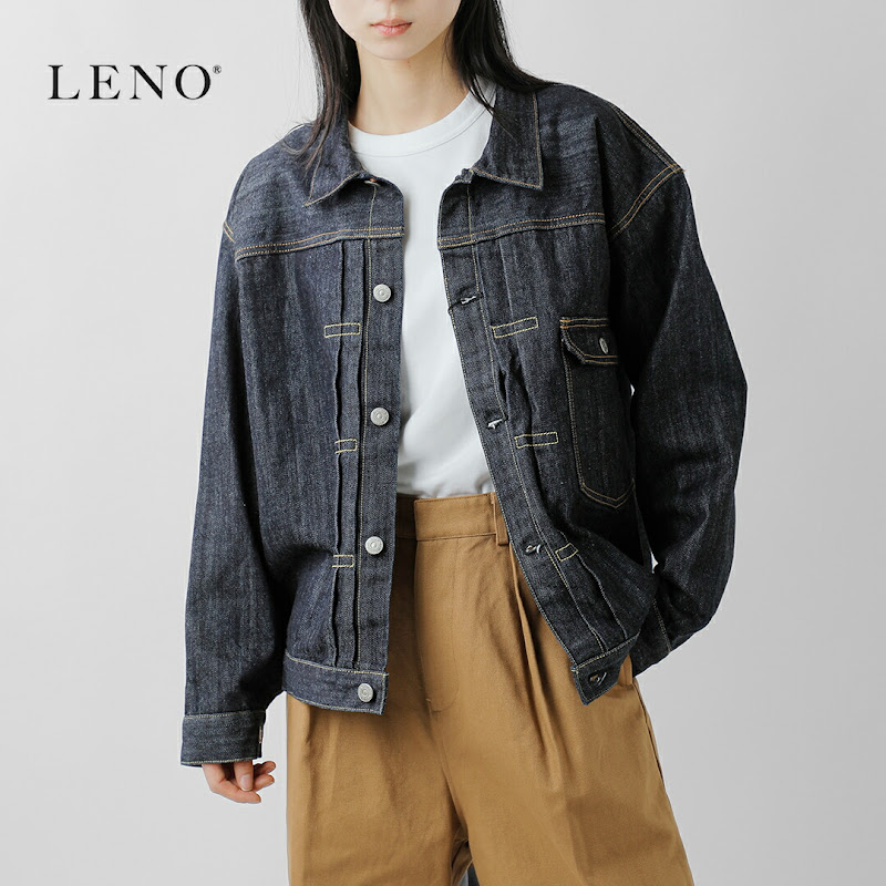 LENO ビッグデニムトラッカージャケット 春夏