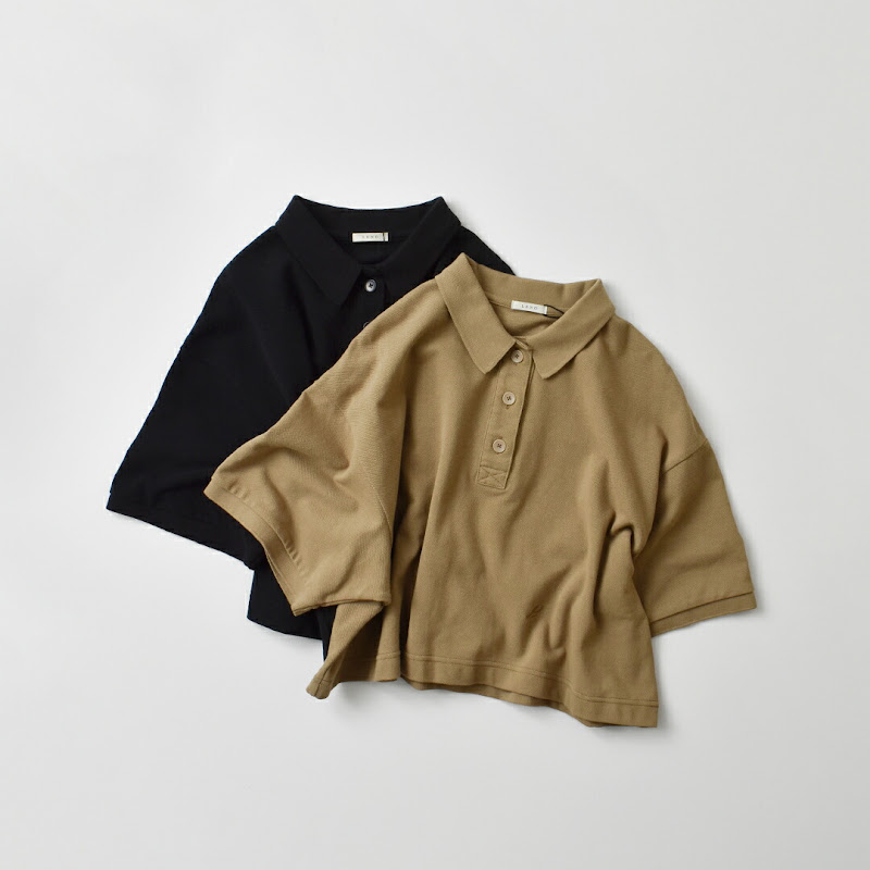 LENO ハイツイストコットン 鹿の子 ポロシャツ 春夏