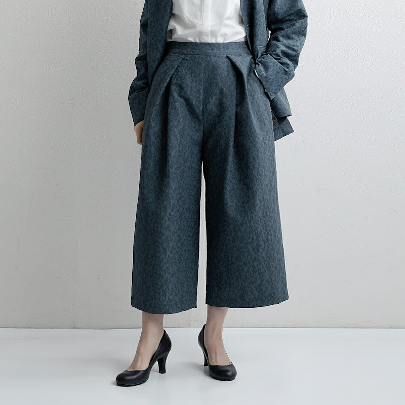 whyto �z���C�g  �W���K�[�h �^�b�N �g���E�U�[�p���c �gjacquard tuck trouser�h wht26hpt4067  �V�� �y�T�C�Y�������񖳗��z