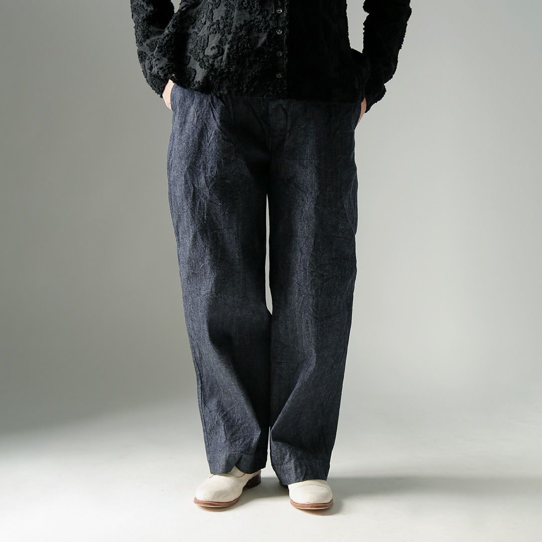 TOUJOURS .セルビッジ クラシックデニムパンツ Easy Field Trousers