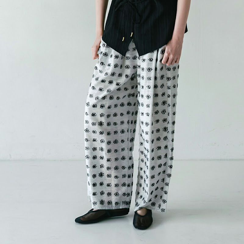 whyto �z���C�g  2�^�b�N �W���K�[�h ���C�h�p���c �gjacquard wide pants�h wht26hpt4070  �V�� �y�T�C�Y�������񖳗��z