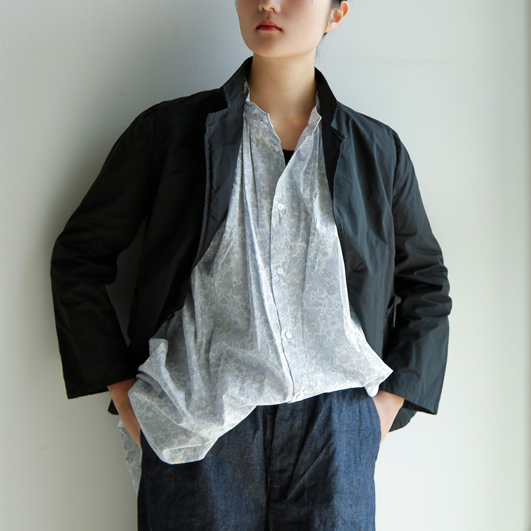 TOUJOURS �g�D�W���[  ���o�e�B�O���[ �t�����[�v�����g�R�b�g�� �V���c �gPleated Sleeveless Long Shirt�h ym44ss02  �V�� 