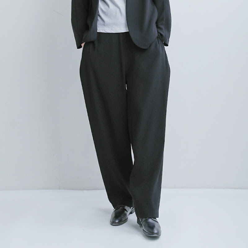 NO CONTROL AIR ライトクレープダブルクロス ワイドテーパード モモヤマパンツ