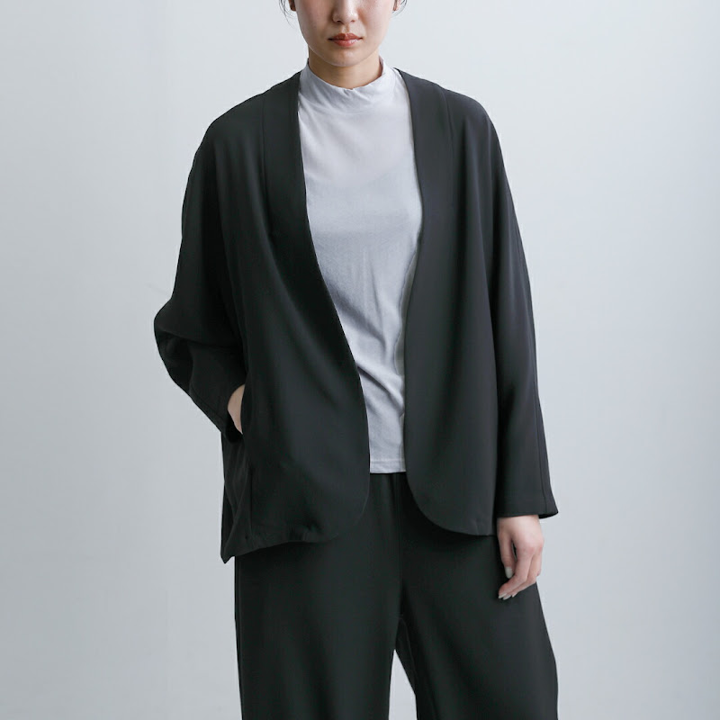 NO CONTROL AIR ライトクレープダブルクロス ドルマン ジャケット