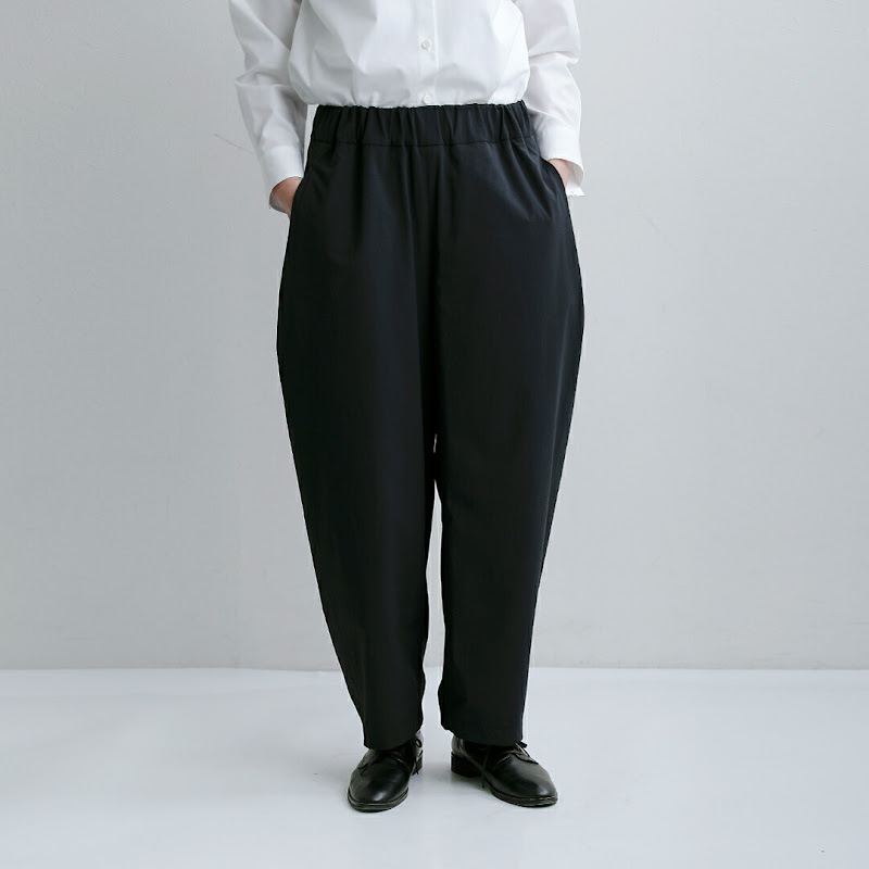 NO CONTROL AIR ストレッチマットタイプライター モモヤマ ワイド テーパードパンツ