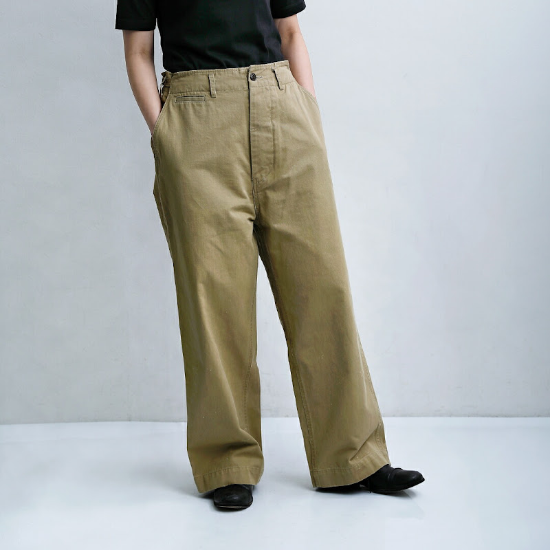 chimala アーミー チノ トラウザーパンツ