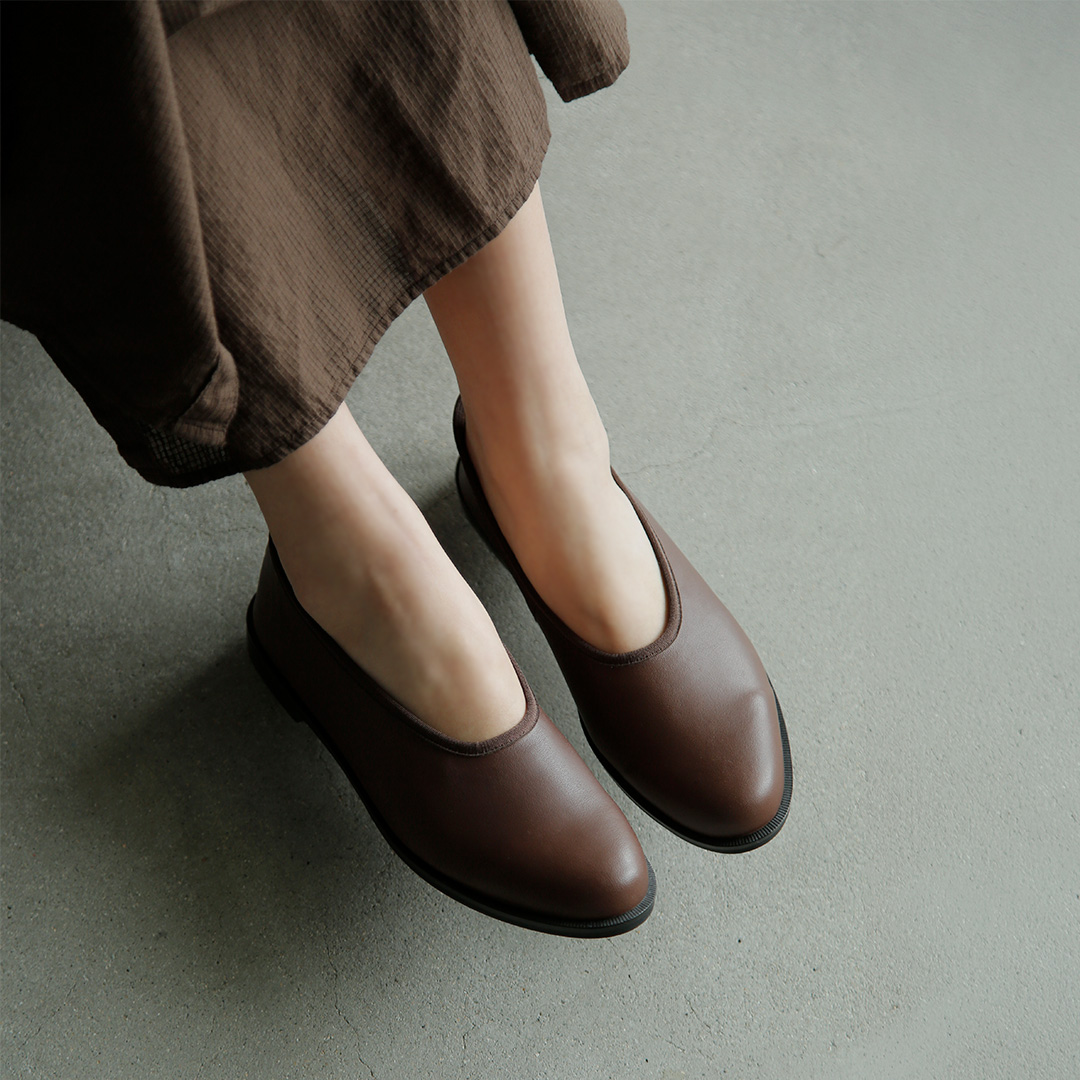 AUTTAA シープスキン レザー パンプス plain pumps II