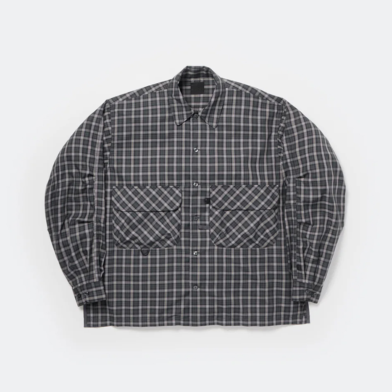 DAIWA PIER39 �_�C���s�A39  �e�b�N �X�|�[�c �O�����`�F�b�N �����V���c Ws TECH SPORTS OPEN COLLAR SHIRT L/S GREN PLAID be-82026l 