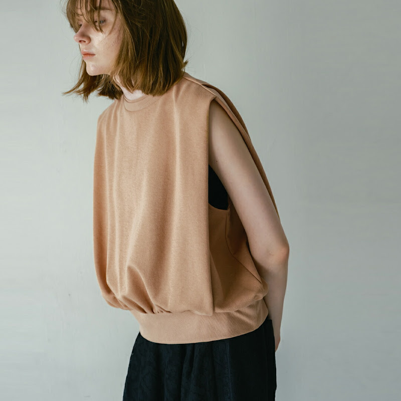 whyto �z���C�g  �V�����_�[ �f�U�C���^�b�N �g�b�v�X �gshoulder tuck tops�h wht26hcs4091  �V�� 