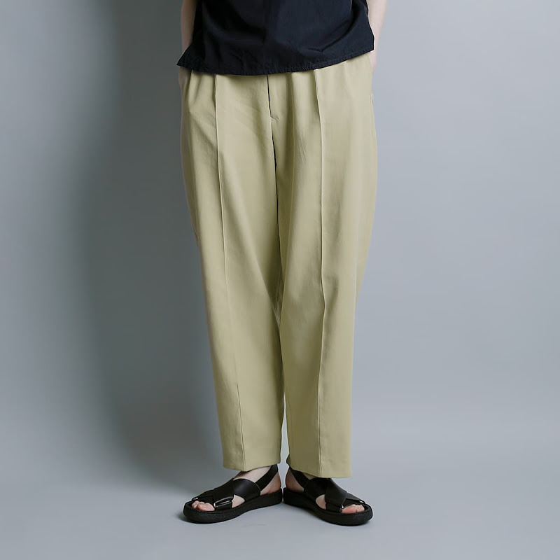 YLEVE ツイルダブルウィーブ カーブトラウザー