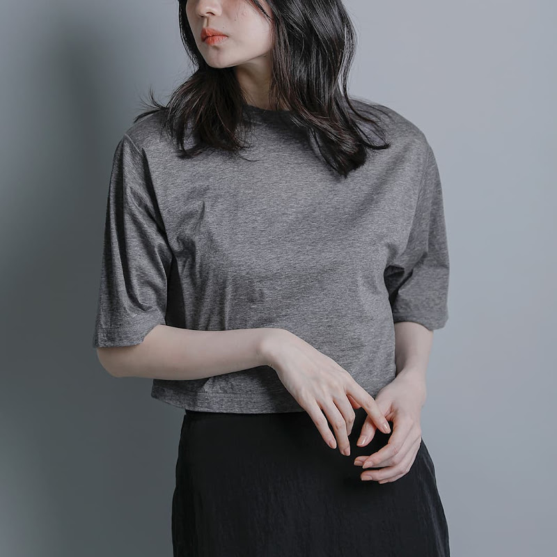 YLEVE �C���[��  �R�b�g���V�A�[�V�� �����J�b�g�\�[ COTTON SHEER JERSEY SHORT SLEEVE P/O 168-6166556  �V��