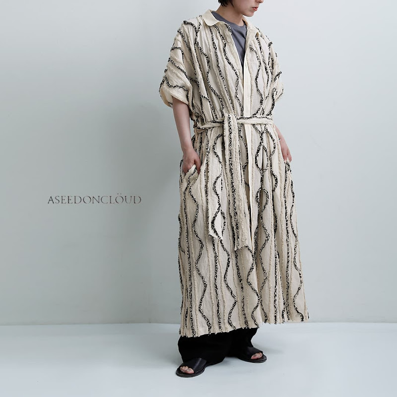ASEEDONCLOUD コットン マーケット シャツコート Market shirt coat