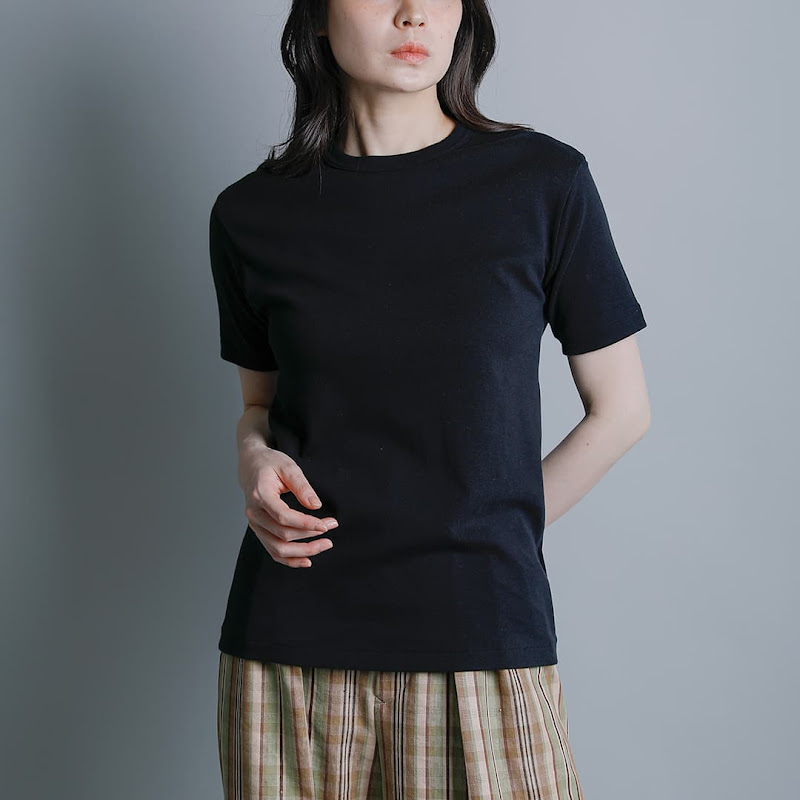 BATONER コットン シームレス インナー シャツ SEAMLESS INNER T-SHIRT