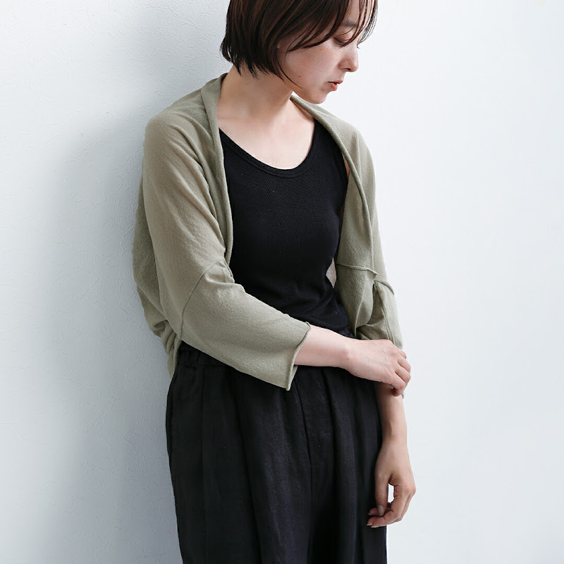 evam eva コットン ボレロ