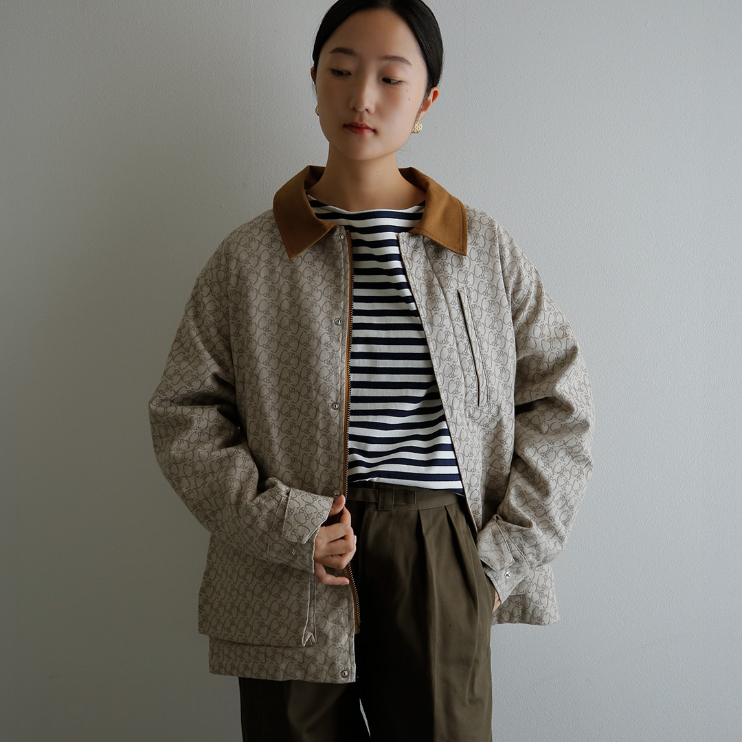 [2026aw�V��]COSMIC WONDER �R�Y�~�b�N�����_�[  �R�b�g�����l�� �W���K�[�h �t�B�[���h�R�[�g Cw monogram field coat 24cw07008  