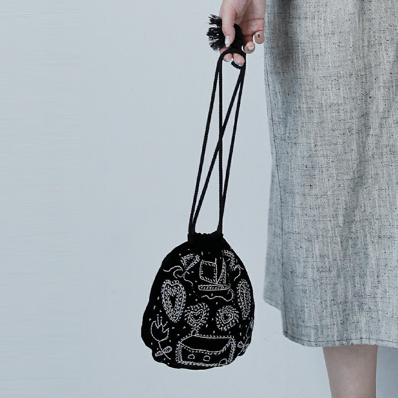 [2026aw�V��]ASEEDONCLOUD �A�V�[�h���N���E�h �n���h�h�J�o�b�O Memories hand embroidery bag 262001  