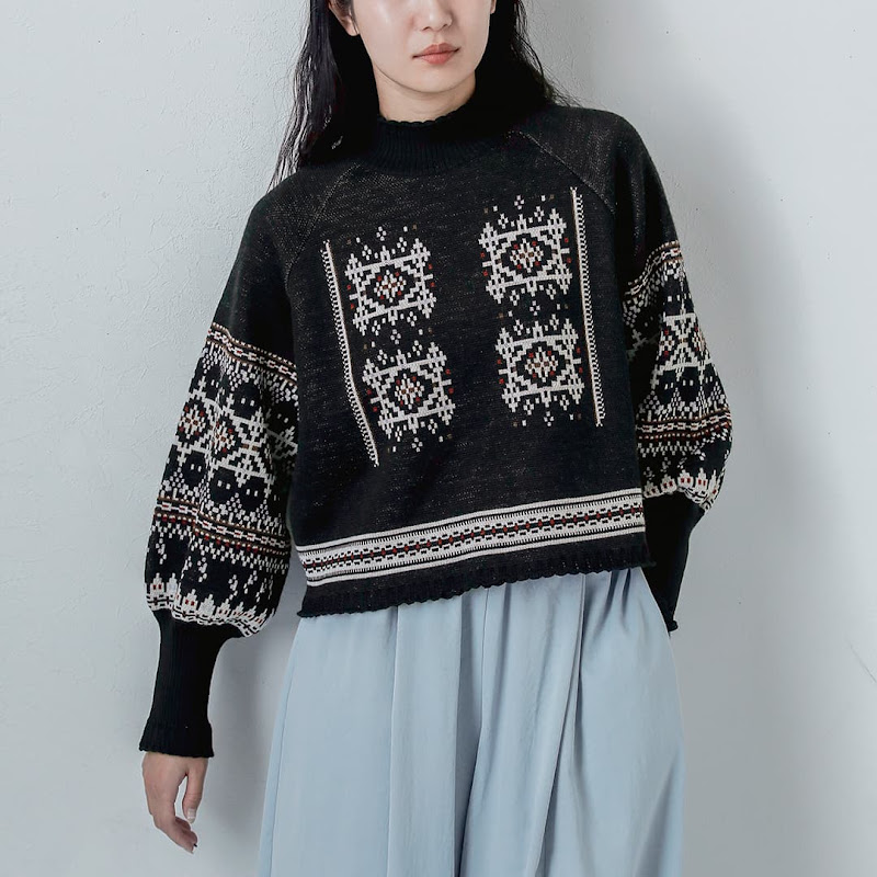 [2026aw�V��]ASEEDONCLOUD �A�V�[�h���N���E�h �E�[�� �v���I�[�o�[�j�b�g Memories pull on knit 262807  