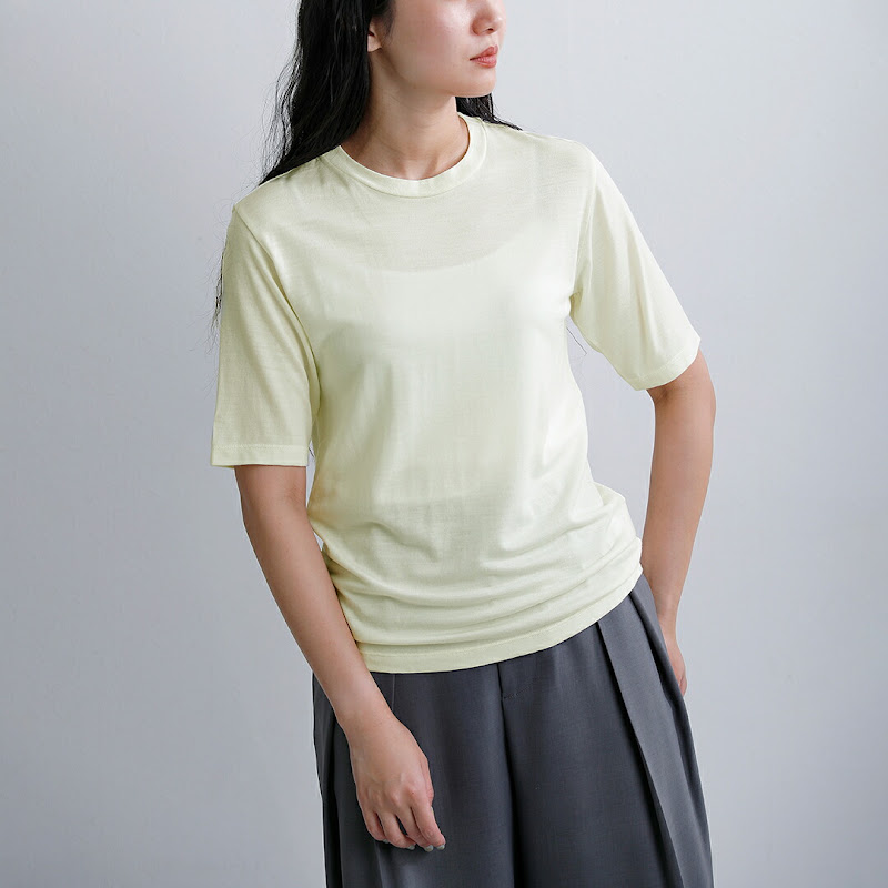 [2026aw�V��]LIFiLL ���t�B�� SUPER140'S �s���A�E�[�� T�V���c WOOLISH TEE lf046-07  