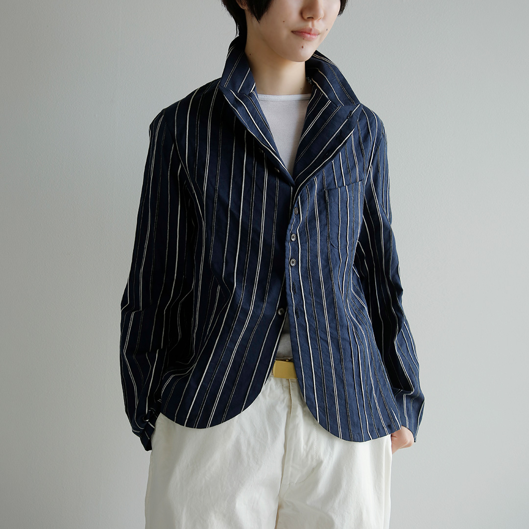 R & D.M.Co- �I�[���h�}���Y�e�[���[  �h�r�[�X�g���C�v �W���P�b�g �V���c DOBBY STRIPE JACKET SHIRT 8215  