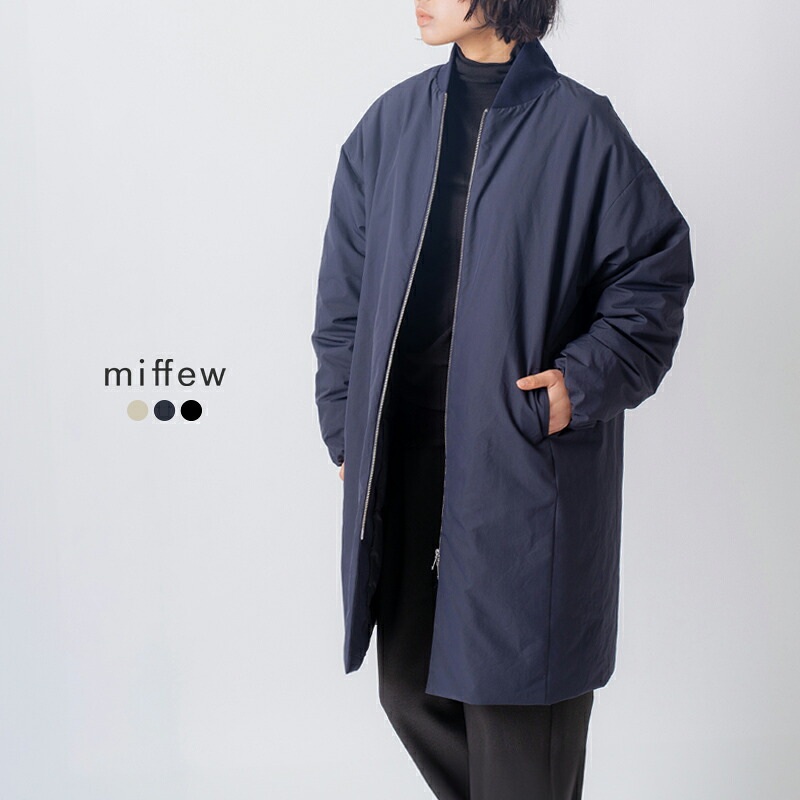 miffew �~�t���[ �l�b�N���u �W�b�v�A�b�v �_�E���R�[�g VARSITY DOWN COAT few26wjk5464  2026aw�V�� 