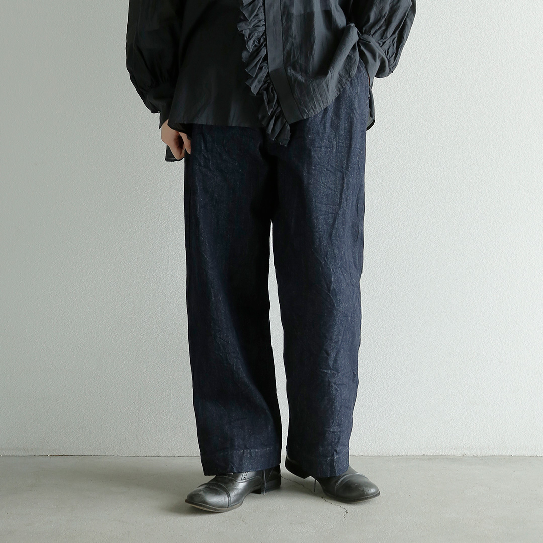 TOUJOURS �g�D�W���[  13.5oz �Z���r�b�`�N���V�b�N�f�j�� �g���E�U�[�Y Easy Field Trousers bm45hp02  2026aw�V��