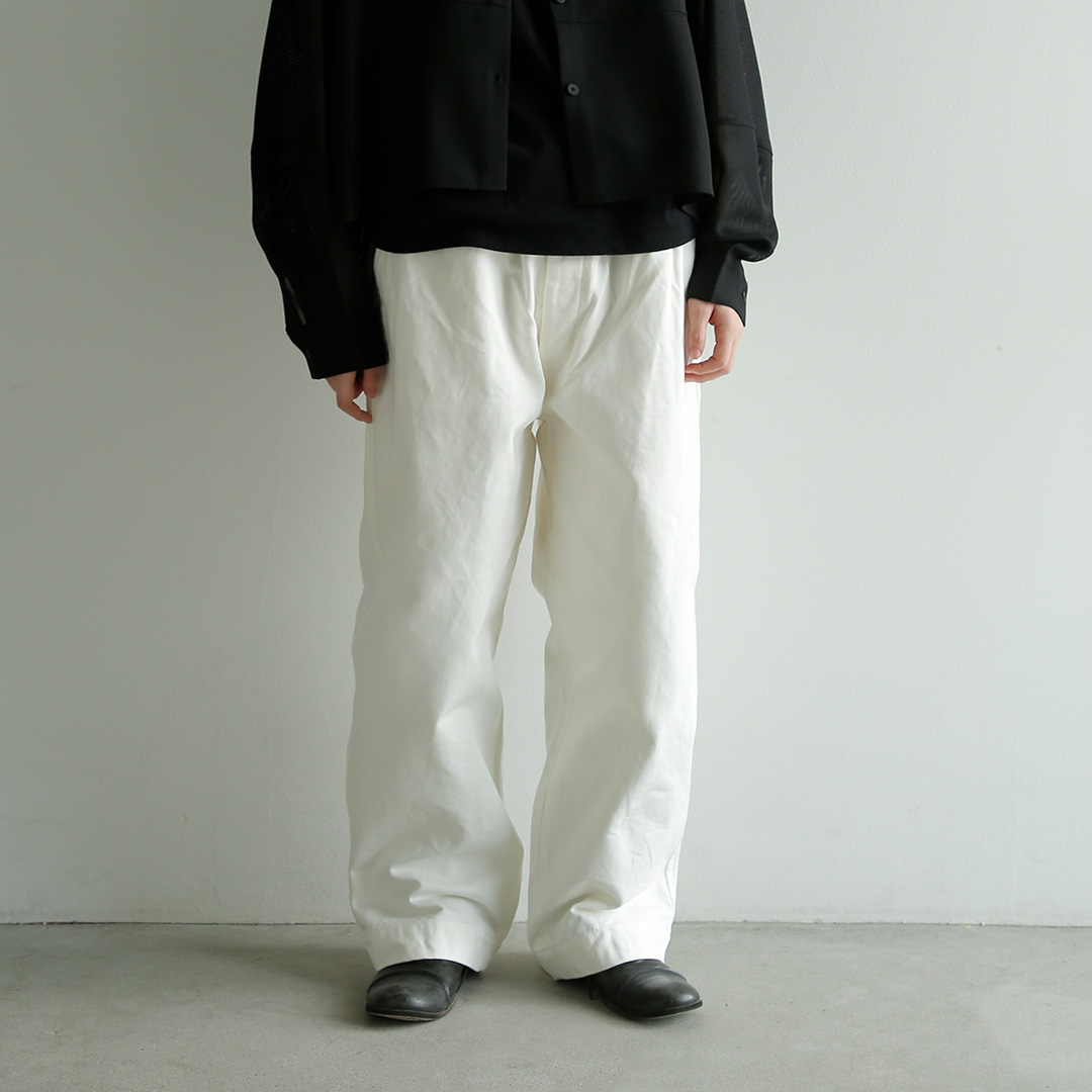 TOUJOURS �g�D�W���[  13oz �R�b�g���f�j�� �g���E�U�[�Y Easy Field Trousers bm45ip02  2026aw�V��